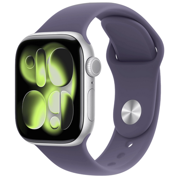 Смарт-часы Apple Watch Series 11 GPS 42 mm Silver Aluminum Case with Purple Fog Sport Band - S/M (MEU64) MEU64 фото