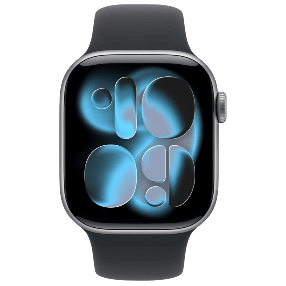 Смарт-часы Apple Watch Series 11 GPS 42 mm Space Grey Aluminum Case with Black Sport Band - S/M (MEQW4) MEQW4 фото