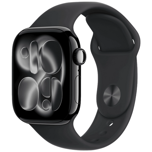 Смарт-часы Apple Watch Series 11 GPS 42 mm Jet Black Aluminum Case with Black Sport Band - S/M (MEQT4) MEQT4 фото