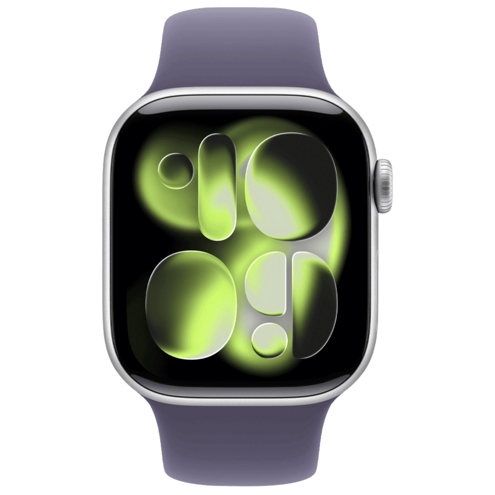 Смарт-часы Apple Watch Series 11 GPS 46 mm Silver Aluminum Case with Purple Fog Sport Band - M/L (MEVA4) MEVA4 фото